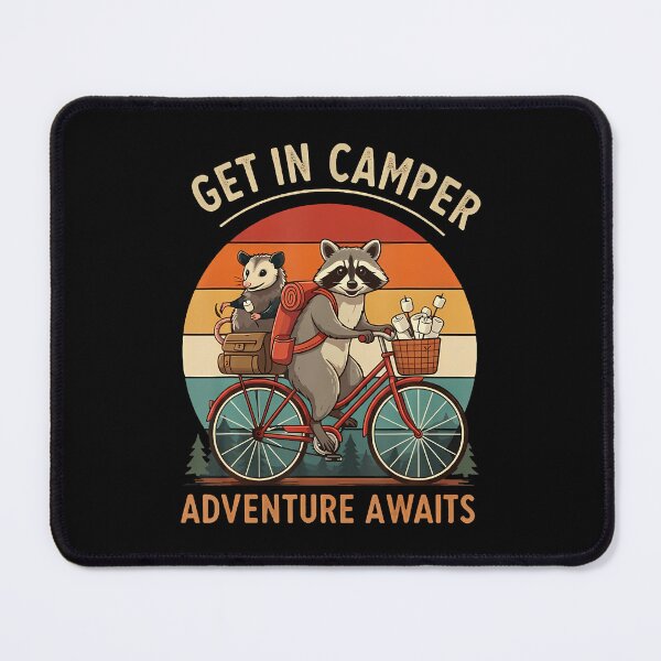 Item preview, raccoon opossum, camper adventure, nature lovers, outdoor enthusiasts, wildlife experience, adventurous spirit, camping trip, hiking trail, forest animals, outdoor escape designed and sold by KristyCharleen.