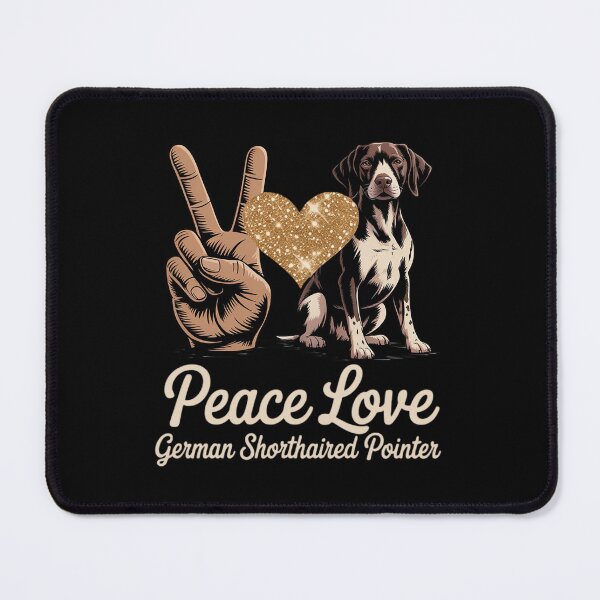 Item preview, Peace Love GSP German Shorthaired Pointer Dog Lover designed and sold by HardcoreTour.