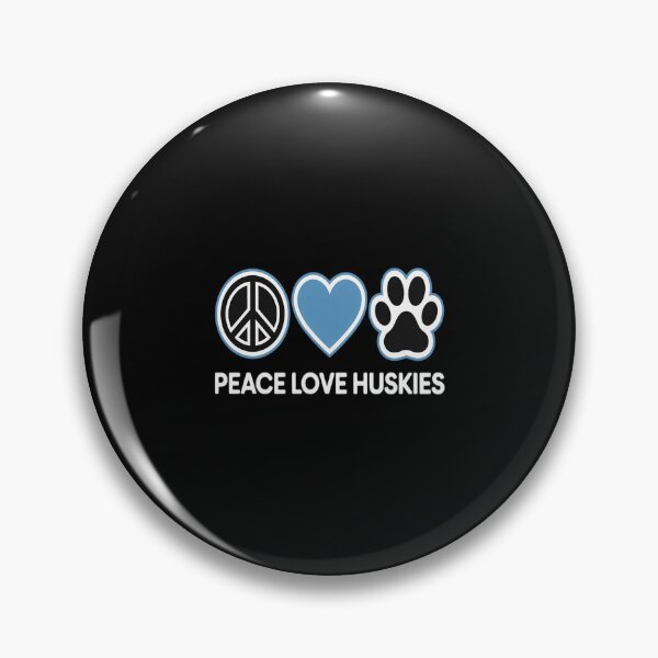 Item preview, Peace Love Huskies Siberian Husky Dog Lover Puppy Owner designed and sold by HardcoreTour.
