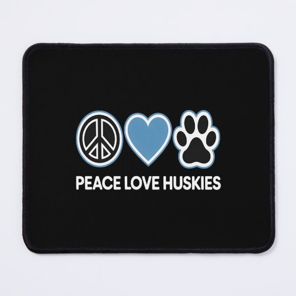 Item preview, Peace Love Huskies Siberian Husky Dog Lover Puppy Owner designed and sold by HardcoreTour.