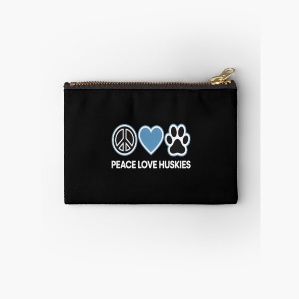 Item preview, Peace Love Huskies Siberian Husky Dog Lover Puppy Owner designed and sold by HardcoreTour.