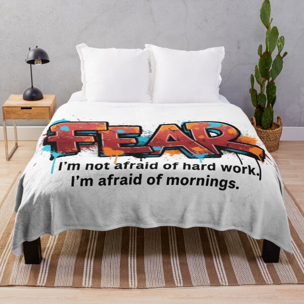 Item preview, Afraid Of Mornings Fear designed and sold by Red Arts.
