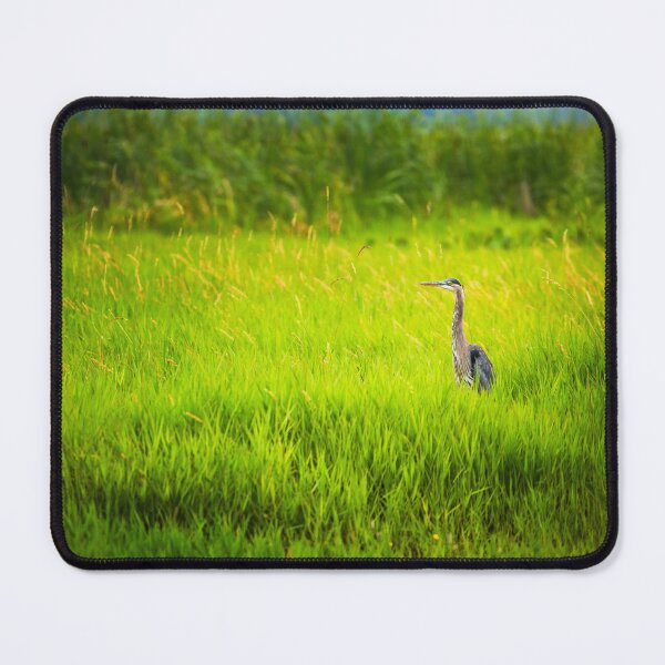 Item preview, Heron in Lush Green Field designed and sold by jklune.