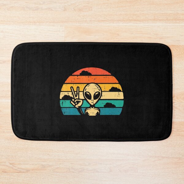 Item preview, Alien Peace Sunset Retro Ufo Extraterrestrial Women Men Kids designed and sold by LeanneSandra.