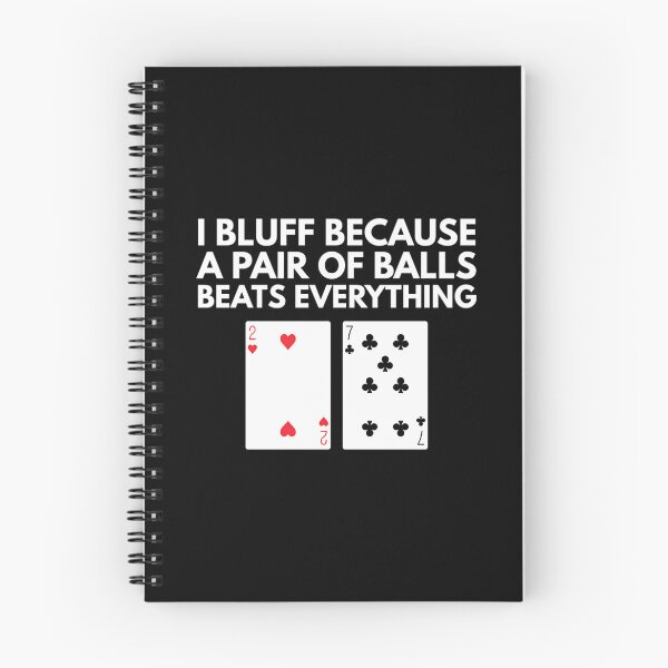 Item preview, Poker - Bluffing - A Pair Of Balls Beats Everything designed and sold by ElaineEsther.