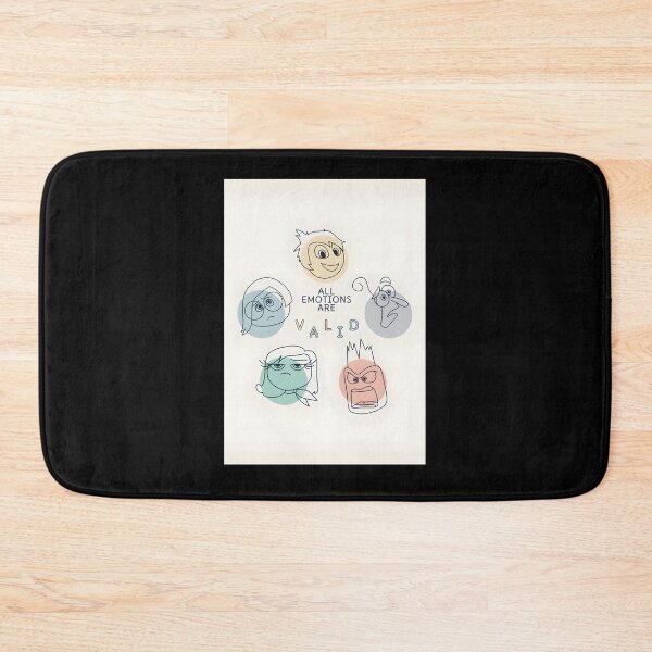 Item preview, Inside Out All Emotions Are Valid Art Print designed and sold by AmyHammac.