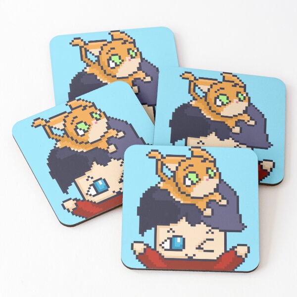Item preview, Miyo & Nico :- Nico Resting on Miyo's Head designed and sold by MiyoandNico.