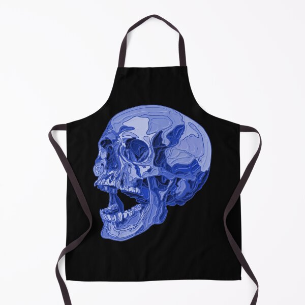 Artikelvorschau, Lachender blauer Totenkopf entworfen und verkauft von DaveDanchuk.