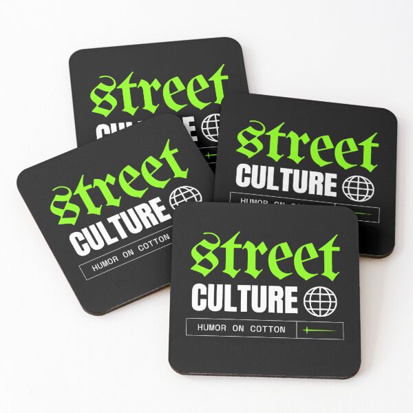 Item preview, Street Culture Y2K Neon Green Gothic Typography Graphic designed and sold by HUMORONCOTTON.