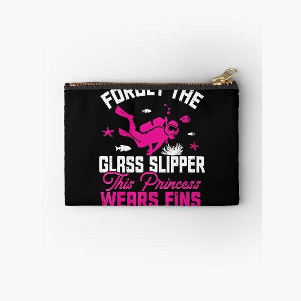 Item preview, Scuba Diving Diver Girl Forget Glass Slipper Princess Fins designed and sold by JacquelineEnri.