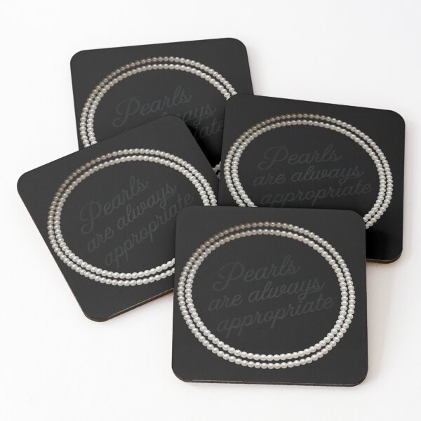 Item preview, Pearls are Always Appropriate Jackie Kennedy Pearls Lover designed and sold by HardcoreTour.