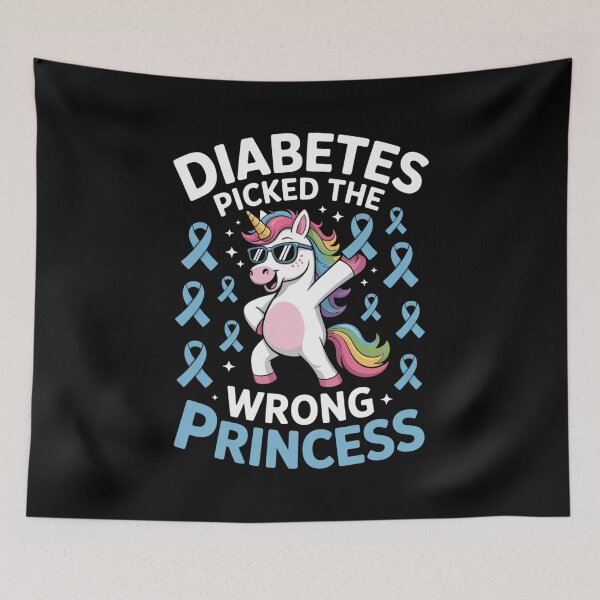 Item preview, Diabetes Picked Wrong Princess  designed and sold by HaileyRobel.
