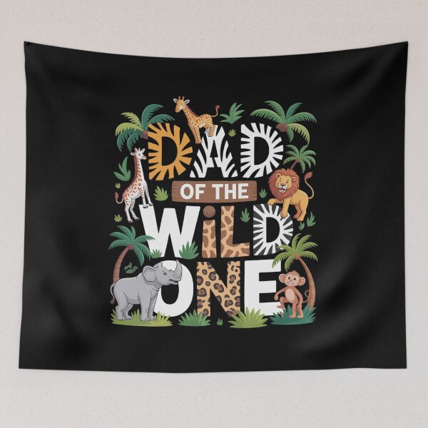 Item preview, Dad Of The Wild One Safari Zoo Animal 1St Birthday  designed and sold by AmparoBoyle.