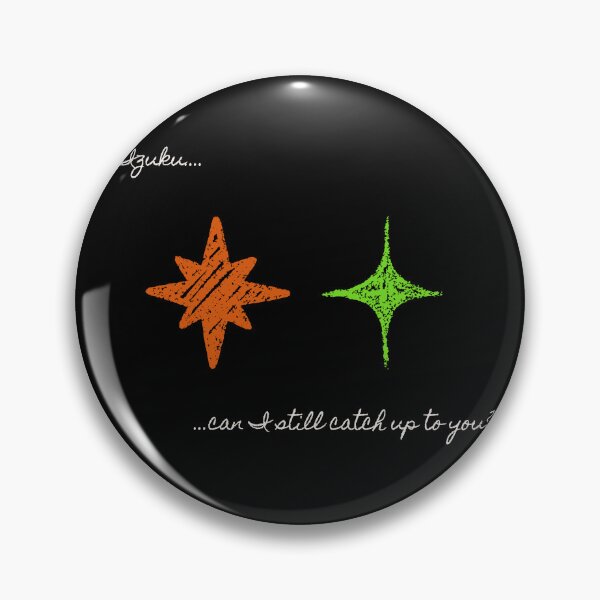 Item preview, "...can i still catch up to you?"  bakudeku twin stars (Dark Background ver) designed and sold by gibbianne.
