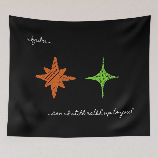 Item preview, "...can i still catch up to you?"  bakudeku twin stars (Dark Background ver) designed and sold by gibbianne.