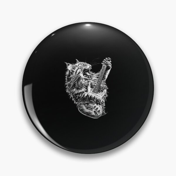 Item preview, Music Cat Jamming With A Passion For Guitar And Rock designed and sold by MarcellaTerri.