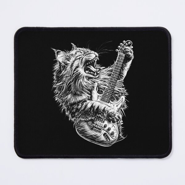 Item preview, Music Cat Jamming With A Passion For Guitar And Rock designed and sold by MarcellaTerri.