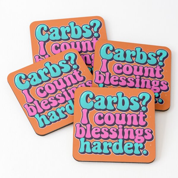 Item preview, Counting Blessings, Not Carbs – Faithful Diabetic Humor designed and sold by DiabetesPrints.