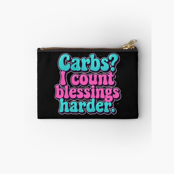Item preview, Counting Blessings, Not Carbs – Faithful Diabetic Humor designed and sold by DiabetesPrints.