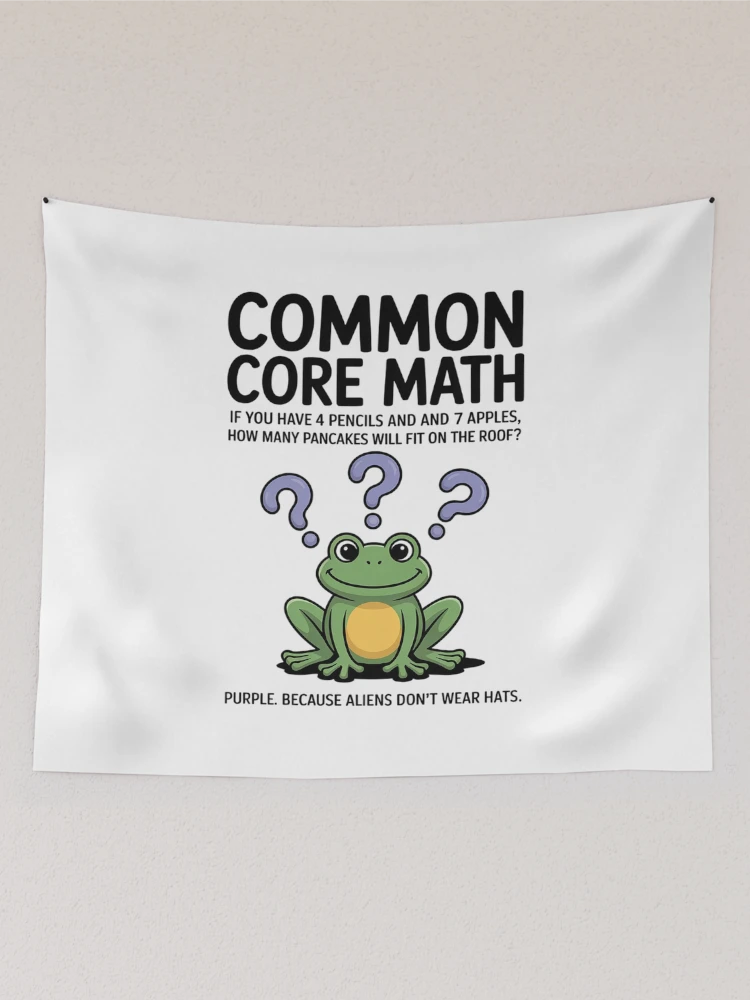 Thumbnail 2 of 3, Tapestry, Common Core Math Problem designed and sold by AmparoBoyle.