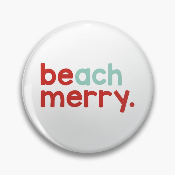 Item preview, Beach Merry Christmas Colorful Minimal Lettering  designed and sold by nryum.