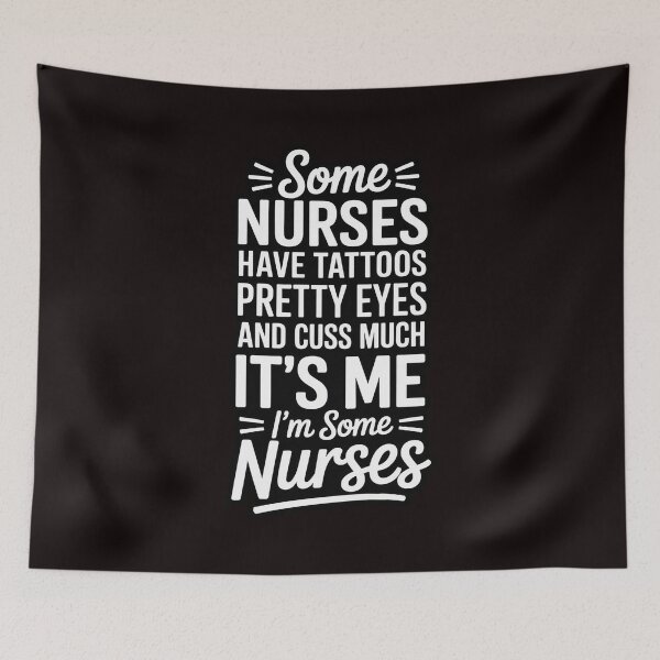 Item preview, Some Nurses Have Tattoos designed and sold by RopboxRone.