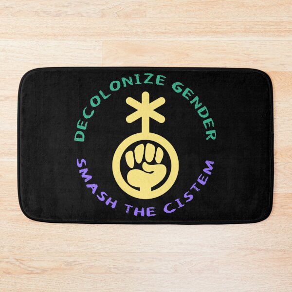 Item preview, DECOLONIZE GENDER / SMASH THE CISTEM designed and sold by birdgoatman.