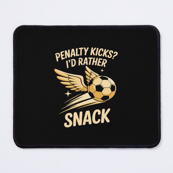 Item preview, Penalty Kicks I'd Rather Snack Football Cookie designed and sold by ToggleBet.