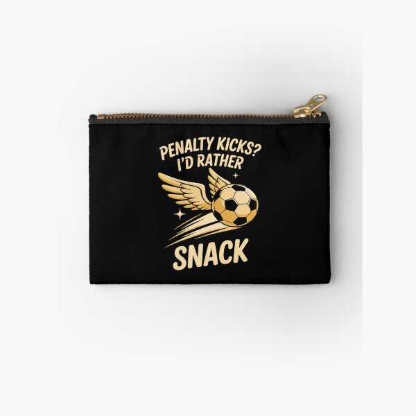 Item preview, Penalty Kicks I'd Rather Snack Football Cookie designed and sold by ToggleBet.