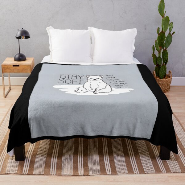 Item preview, Stay Soft Polar Bear designed and sold by AmyHammac.