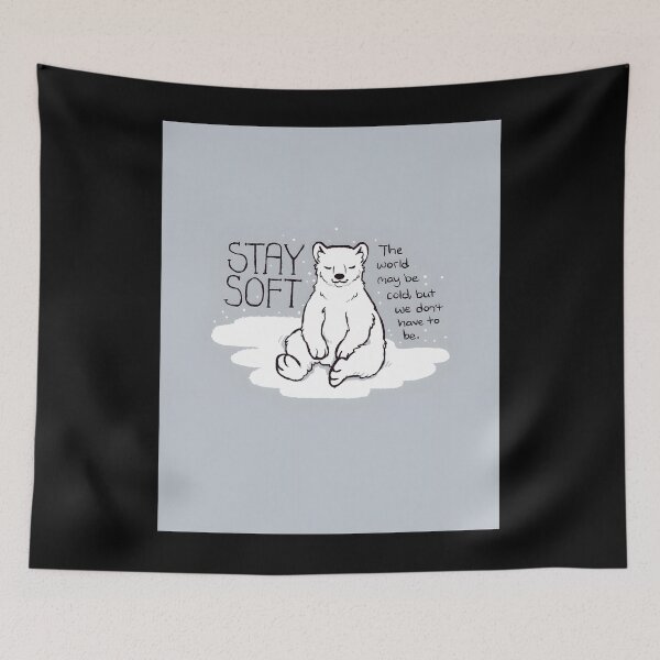Item preview, Stay Soft Polar Bear designed and sold by AmyHammac.
