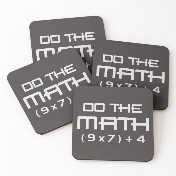Item preview, Do The Math (9x7)+4 Equation | Funny Math Teacher & STEM Humor designed and sold by Taanva.