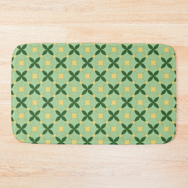 Item preview, Warm Green Geometric Floral Pattern designed and sold by applecs.