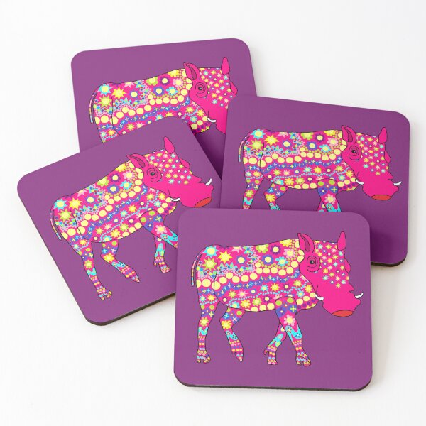 Item preview, Pink Warthog - The Zany Zoo designed and sold by Brigitte Barabas.