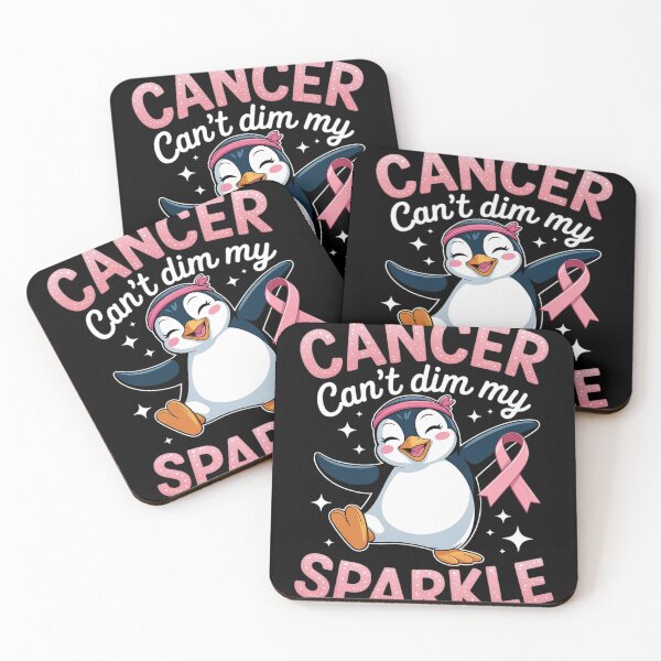 Item preview, Penguin Dabbing Cancer Can’t Dim Me Breast Cancer Awareness designed and sold by ToggleBet.