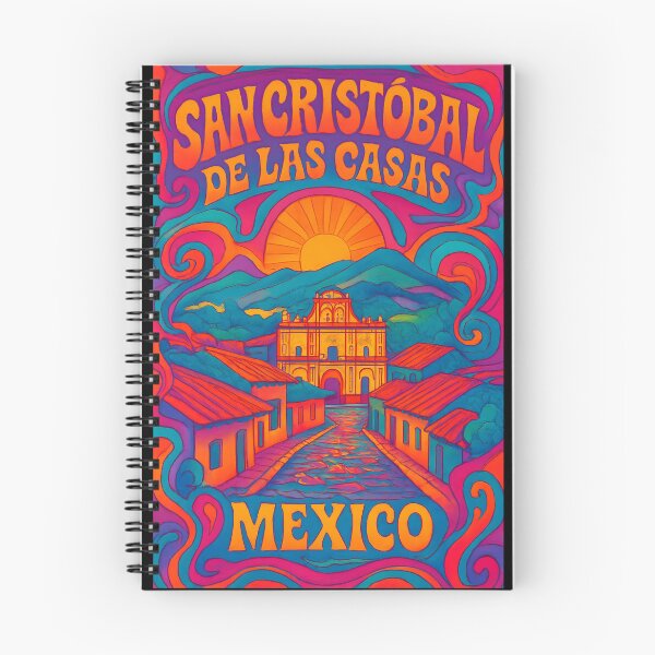 Item preview, San Cristóbal de las Casas Psychedelic Travel Poster - 70s Retro Art designed and sold by Cosmopolis.