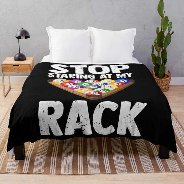 Item preview, Billiard Stop Staring At My Rack Men Funny Pool Player designed and sold by JosephineSarah.