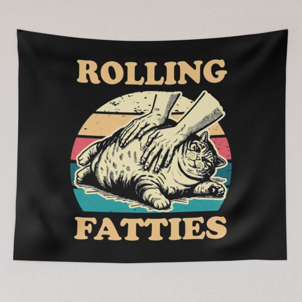 Item preview, Rolling Fatties Retro designed and sold by johnfitz-tee.