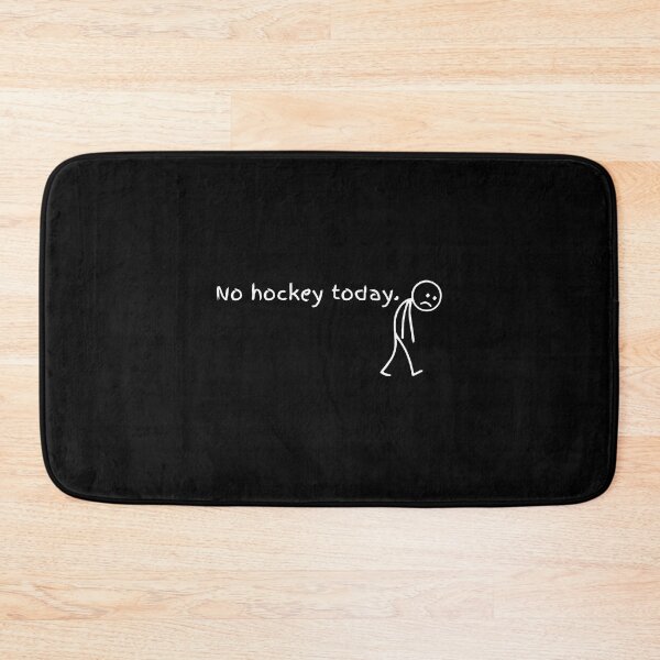 Item preview, No Hockey Today Funny Sad Doodle Figure Hockey Graphic designed and sold by LynneMarisa.