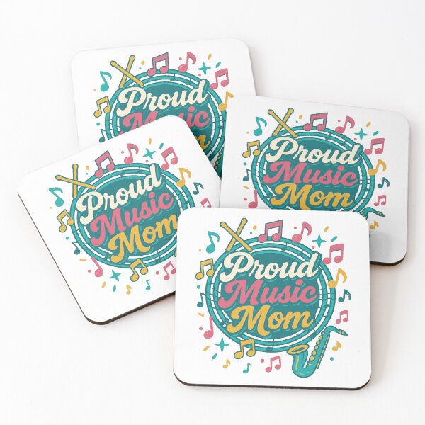 Item preview, Proud Music Mom | Band, Choir, Orchestra Supporter Design for Musical Moms designed and sold by inkoutninja.