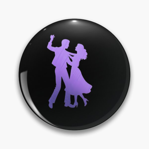 Item preview, A couple performing a ballroom dance_4_Purple paint designed and sold by Aariq.