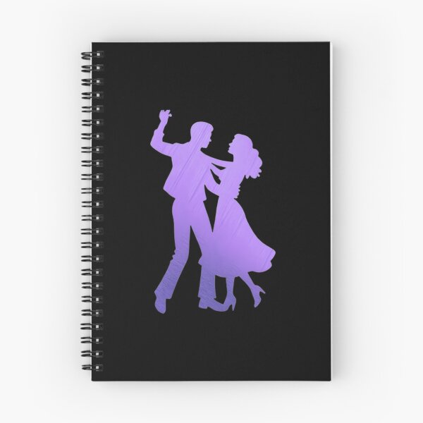 Item preview, A couple performing a ballroom dance_4_Purple paint designed and sold by Aariq.