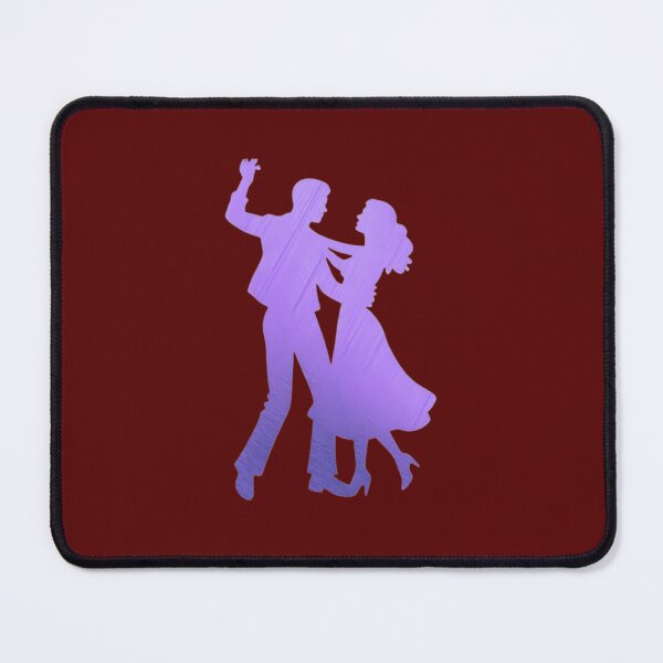 Item preview, A couple performing a ballroom dance_4_Purple paint designed and sold by Aariq.
