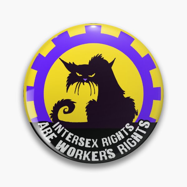 Item preview, INTERSEX RIGHTS ARE WORKER'S RIGHTS designed and sold by birdgoatman.