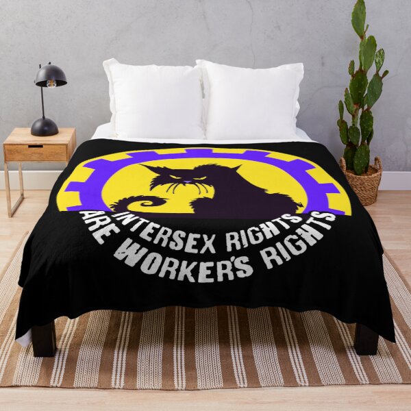 Item preview, INTERSEX RIGHTS ARE WORKER'S RIGHTS designed and sold by birdgoatman.