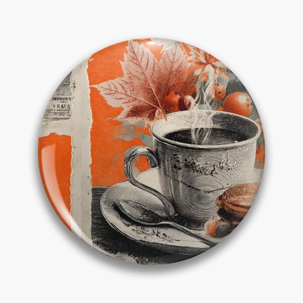 Item preview, Steaming coffee with a Canadian maple leaf designed and sold by CoffeeinBloom.