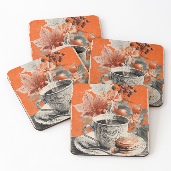 Item preview, Steaming coffee with a Canadian maple leaf designed and sold by CoffeeinBloom.
