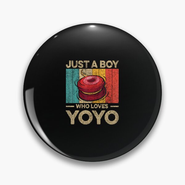 Item preview, Just A Boy Who Loves Yoyo  Funny Vintage Yoyo Boys Kids designed and sold by GeorgeneCharlo.