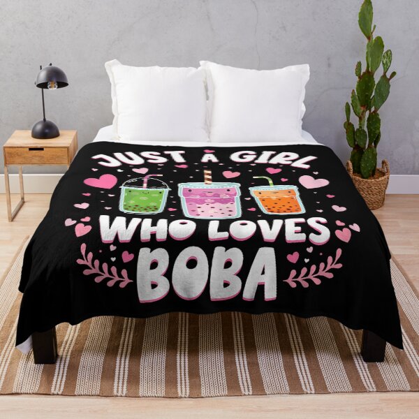 Item preview, Boba Lover Just A Girl Who Loves Boba Bubble Tea Milk Tea designed and sold by CarmelaConstan.
