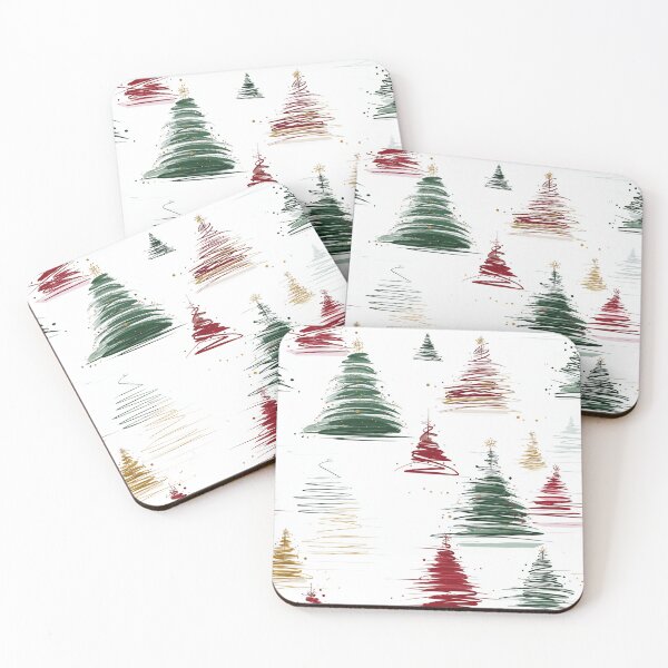 Item preview, Modern Minimalist Christmas Tree Pattern designed and sold by Boddicca.